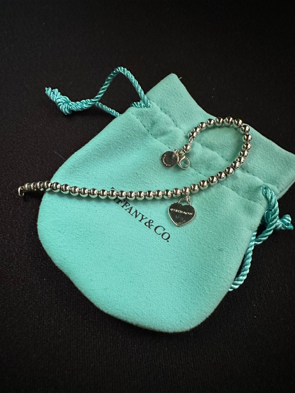 Tiffany & Co. Sterling Silver Bead Bracelet - Picture 4 of 5